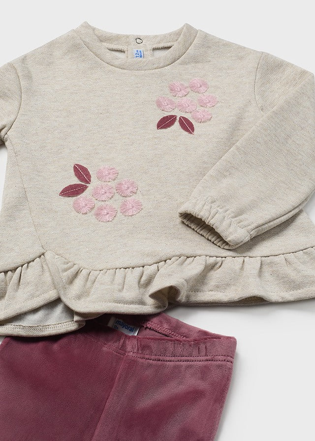 CONJUNTO MAYORAL NIÑA LEGGINS/CHALECO 2706(24M-36M)