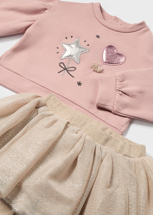 CONJUNTO MAYORAL NIÑA LEGGINS/TUTU 2712(12M-36M)