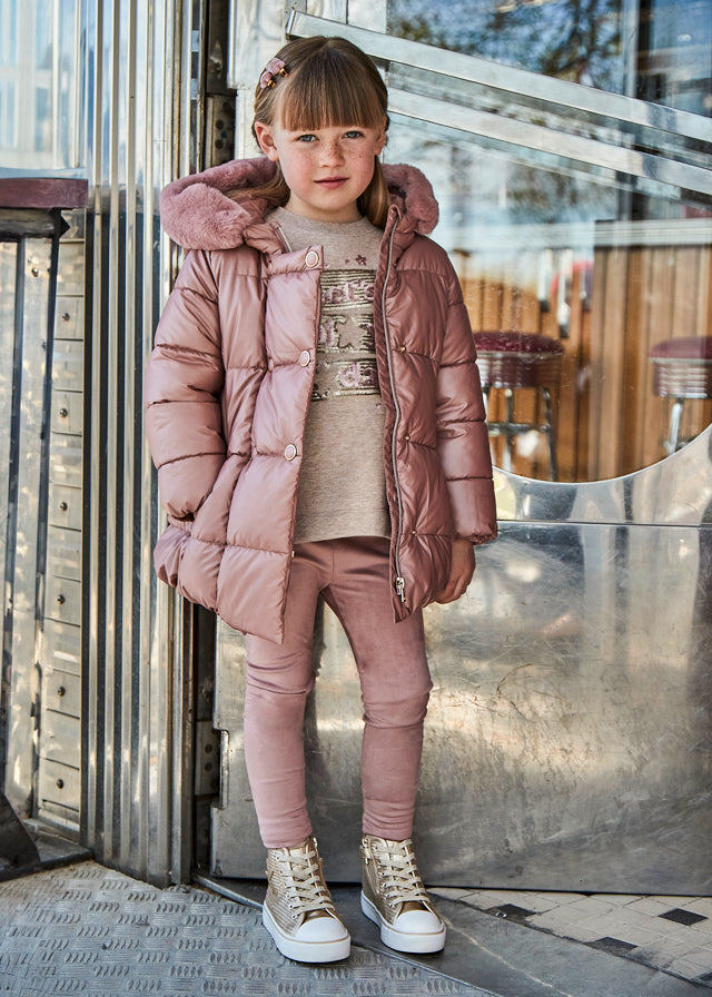 SACON MAYORAL IMPERMEABLE C/F TERCIOPELO NIÑA 4489