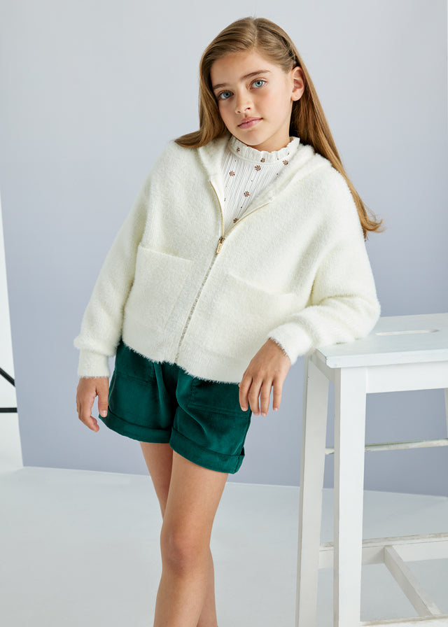 CASACA MAYORAL ANGORA C/CAPUCHA NIÑA - 7317