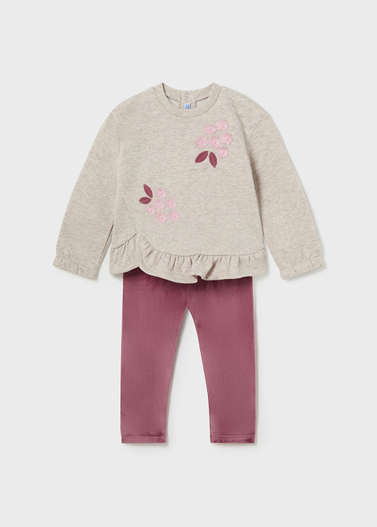 CONJUNTO MAYORAL NIÑA LEGGINS/CHALECO 2706(24M-36M)