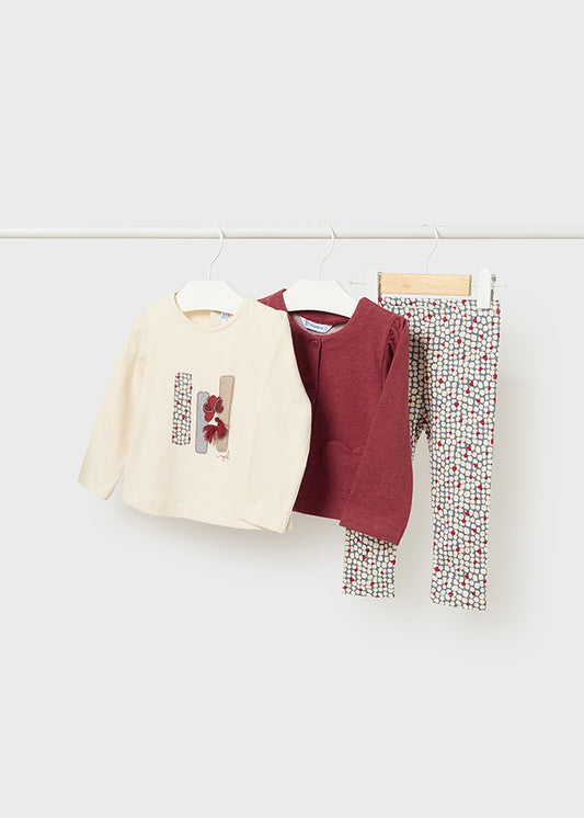 CONJUNTO MAYORAL NIÑA LEGGINS/CASACA 2709(18M-36M)