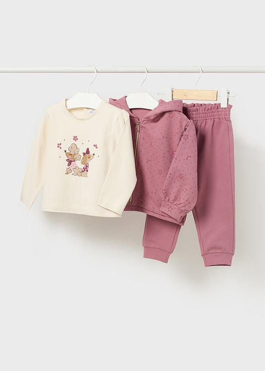 CONJUNTO MAYORAL FRANELA CASACA NIÑA 2825