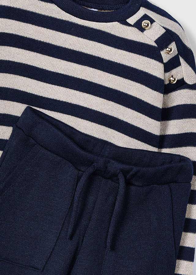 CONJUNTO MAYORAL CHOMPA HILO/PANT.PALAZO NIÑA 4554